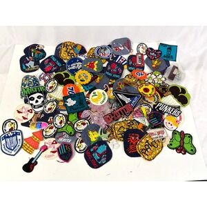 150pc Assorted Sewing Applique Patches Iron-On/Sew-On New Mixed Sequin Craft Lot